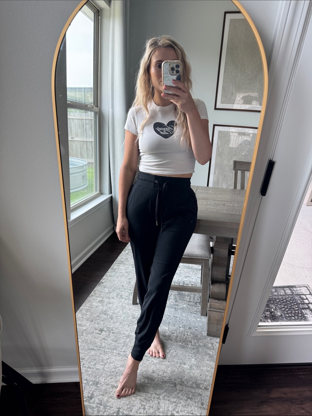H&M Heart Graphic Crop “Social Club” White Tshirt - Picture 2 of 9